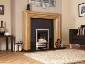 Marbury contemporary polished silver pebble